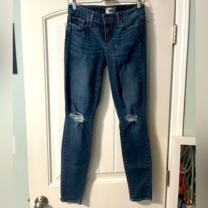 Paige jeans, 28, worn knee, slim fit